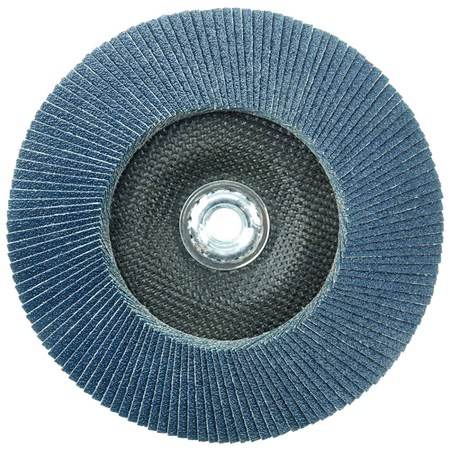 Weiler 7" Big Cat Abrasive Flap Disc, Flat (TY27), 40Z, 5/8"-11 UNC 50843